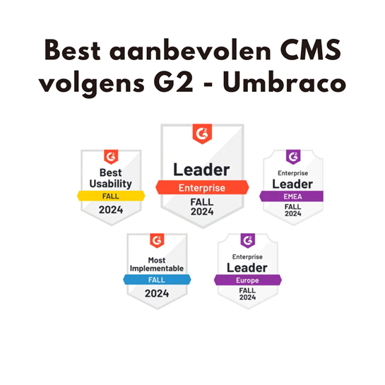 Best aanbevolen CMS volgens G2 het vergelijkingsplatform