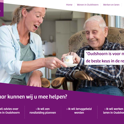 Website Oudshoorn verpleeghuis