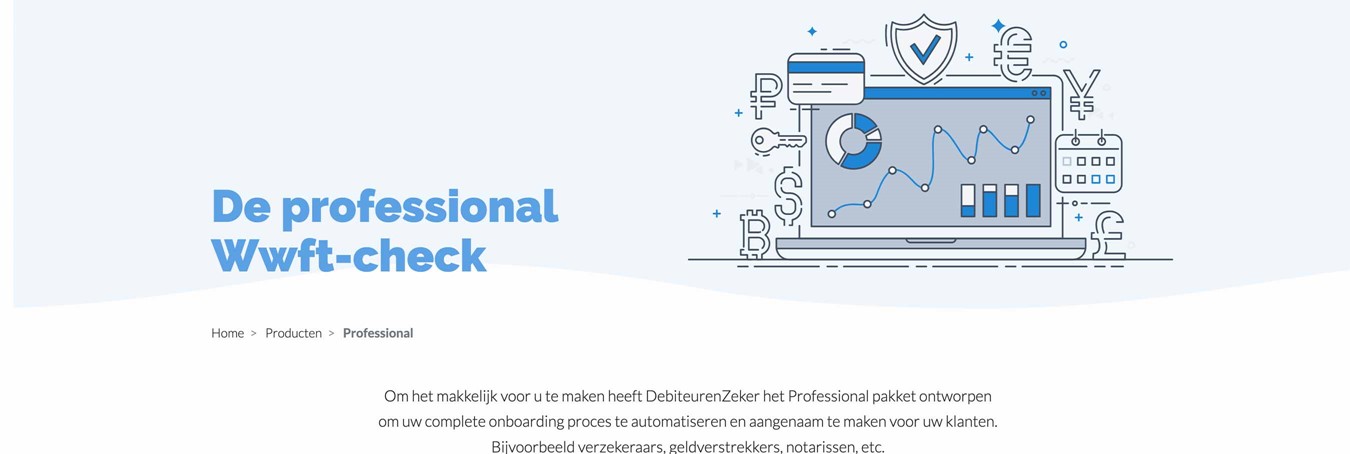 WWFT check professional van Debiteurenzeker