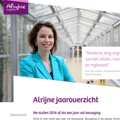 Alrijne Jaaroverzicht website