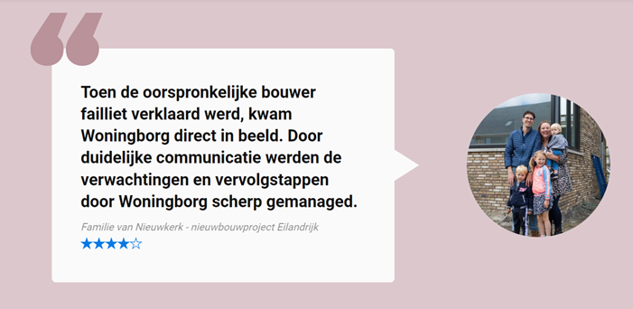 Woningborg case testimonial