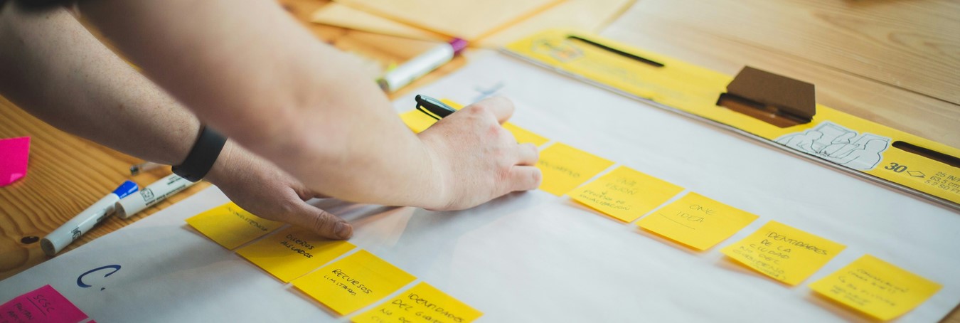 Van Idee Tot Ontwikkeling Postits