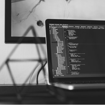 Code op beeldscherm