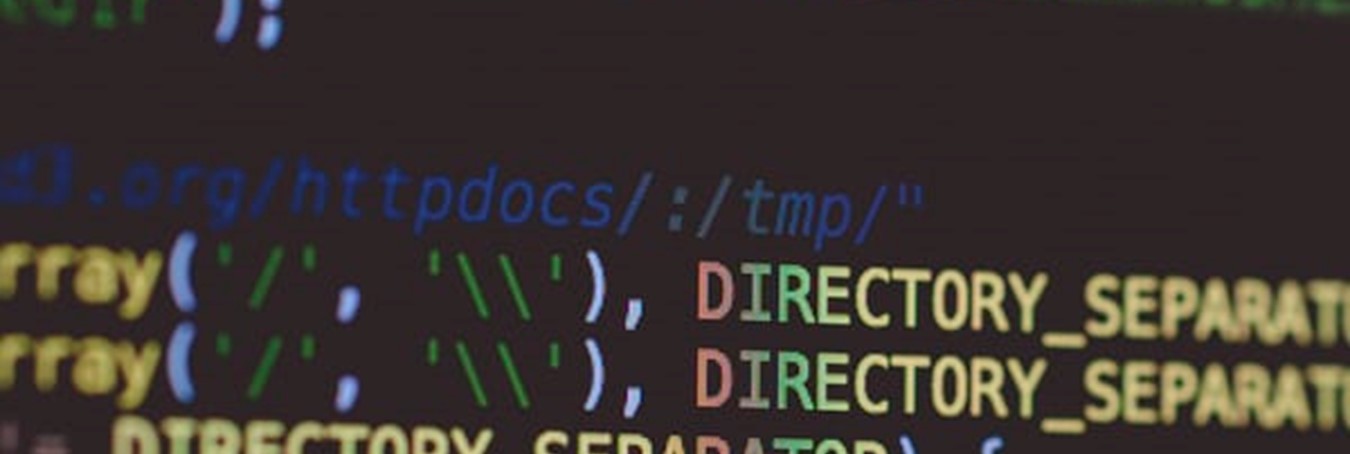 Illustratie van code op een computerscherm